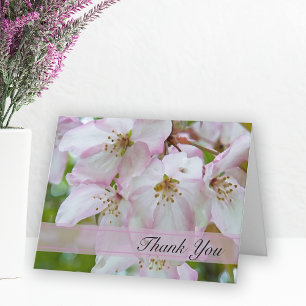 Tarjeta De Agradecimiento Flores de Apple cangrejo gracias por tu simpatía