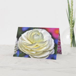 Tarjeta De Agradecimiento Flores de flores destruyen el destino floral