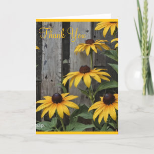 Tarjeta De Agradecimiento Flores de jardín