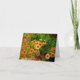 Tarjeta De Agradecimiento Flores de jardín
