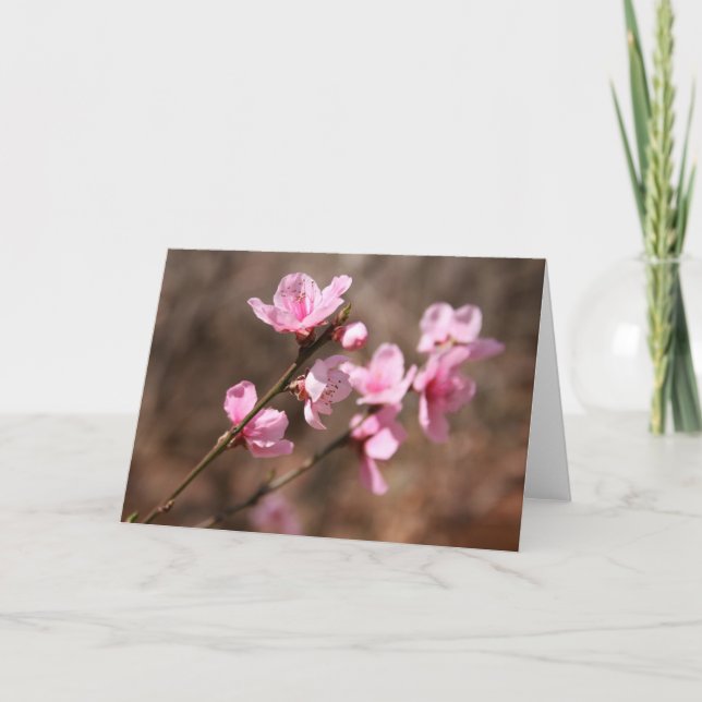 Tarjeta De Agradecimiento Flores de la azalea (Anverso)