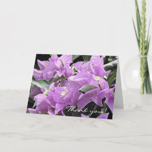 Tarjeta De Agradecimiento Flores de lavanda