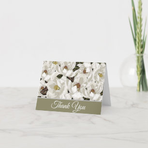 Tarjeta De Agradecimiento Flores de magnolia