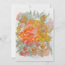 Tarjeta De Agradecimiento Flores de primavera