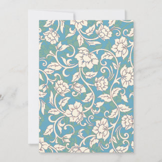 Tarjeta De Agradecimiento Flores giratorias amarillas y azules