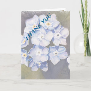 TARJETA DE AGRADECIMIENTO FLORES NO ME OLVIDES