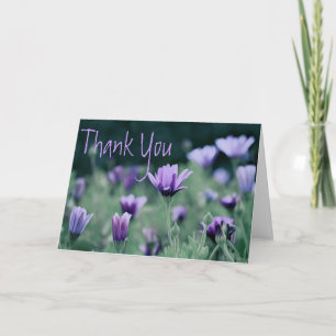 Tarjeta De Agradecimiento Flores personalizables