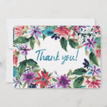 Flores Pintadas de acuarela suelta |