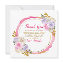 Flores rosa y morado elegantes 16