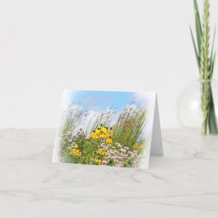 Tarjeta De Agradecimiento Flores silvestres 11 notecard