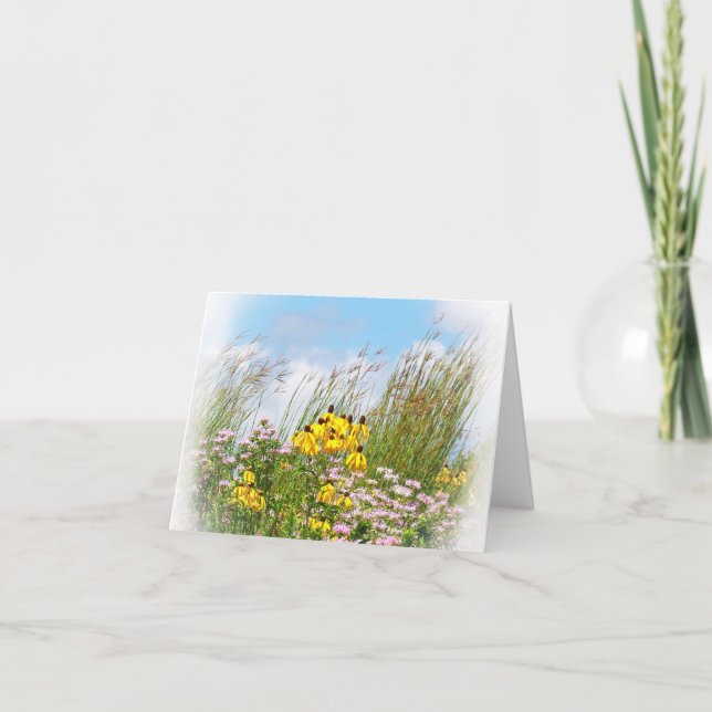 Tarjeta De Agradecimiento Flores silvestres 11 notecard (Anverso)