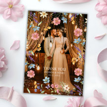 Flores silvestres gigantes Foto Boda Jardín