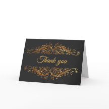 Floritura de Oro Gracias
