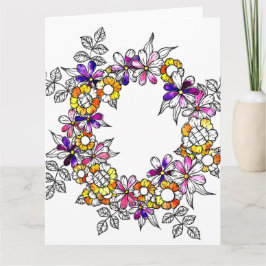 Tarjeta De Agradecimiento Flower Ring