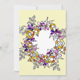 Tarjeta De Agradecimiento Flower Ring