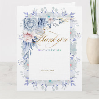 Tarjeta De Agradecimiento Flowers card