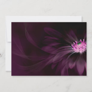 Tarjeta De Agradecimiento Flowers   Purple Daisy