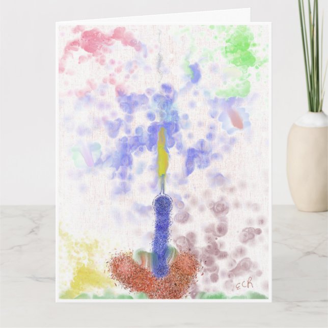 Tarjeta De Agradecimiento Folded Thank You Card (Anverso)