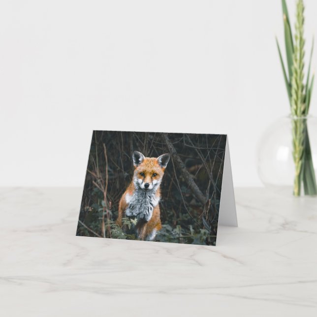 Tarjeta De Agradecimiento Folded Thank You Card (Anverso)