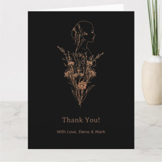 Tarjeta De Agradecimiento Folded Thank You Card