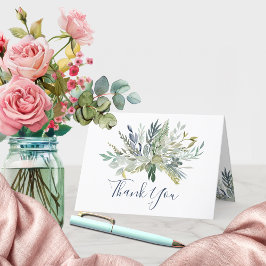 Tarjeta De Agradecimiento Foliage de Woodland Gracias