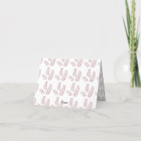 fondo blanco con hojas rosadas