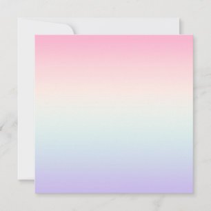 Tarjeta De Agradecimiento Fondo de gradiente de color pálido