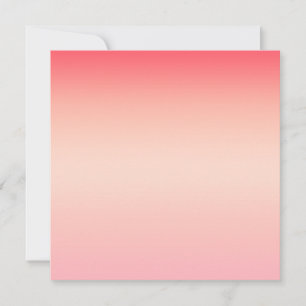 Tarjeta De Agradecimiento Fondo degradado de color rosa rojo y amarillo