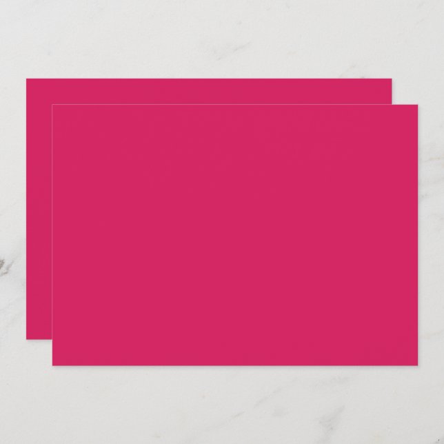 Tarjeta De Agradecimiento fondo rosa con borde blanco (Anverso / Reverso)