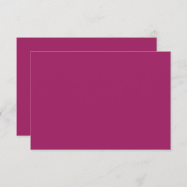 Tarjeta De Agradecimiento fondo rosa con un blanco (Anverso / Reverso)