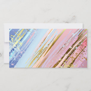 Tarjeta De Agradecimiento Fondo rosa texturizado