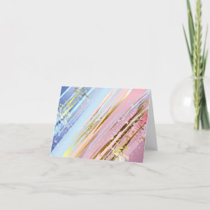 Tarjeta De Agradecimiento Fondo rosa texturizado