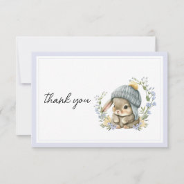 Tarjeta De Agradecimiento Forest Animal Baby Shower Thank You Card
