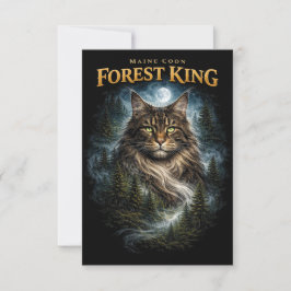 Tarjeta De Agradecimiento Forest King