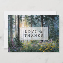 Forest Wildflowers Floral Rustic Wedding Photo