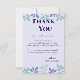 Tarjeta De Agradecimiento Forever Comienza Aquí: Un Boda