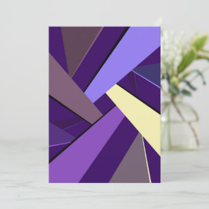 Tarjeta De Agradecimiento Forma geométrica abstracta 5