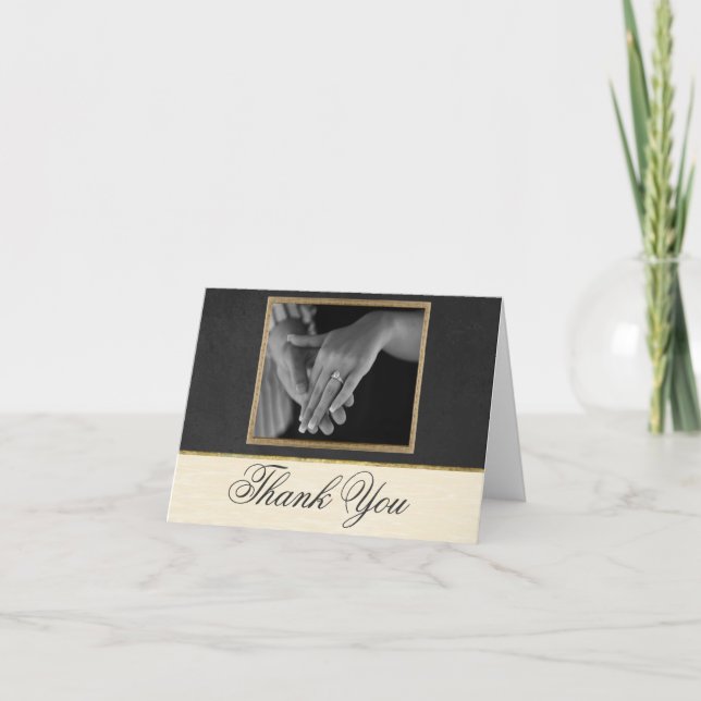 Tarjeta de agradecimiento formal (Anverso)