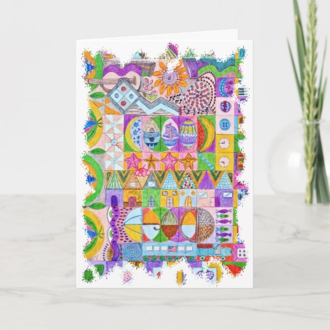 Tarjeta De Agradecimiento Formas (Anverso)