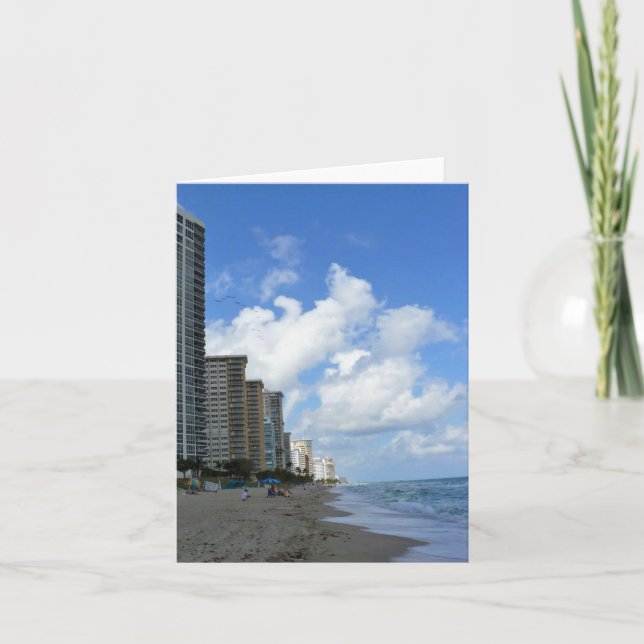 Tarjeta De Agradecimiento Fort Lauderdale, Florida (Anverso)