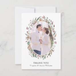 Tarjeta De Agradecimiento Foto Botánica