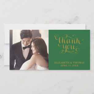 TARJETA DE AGRADECIMIENTO FOTO CON LETRA ELEGANTE 