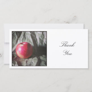 Tarjeta De Agradecimiento Foto Cuadrada - Apple