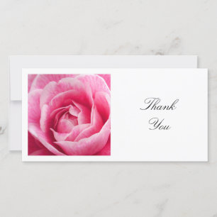 Tarjeta De Agradecimiento Foto cuadrada - Camellia rosa
