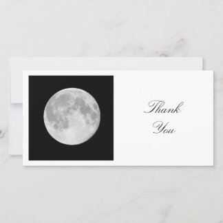 Tarjeta De Agradecimiento Foto cuadrada - Luna