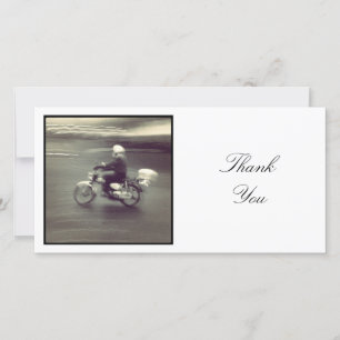 Tarjeta De Agradecimiento Foto cuadrada - Motocicleta