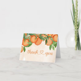 Tarjeta De Agradecimiento Foto Cutie Neutral Baby Shower