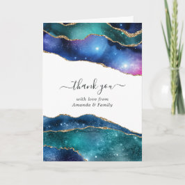 Tarjeta De Agradecimiento Foto de Ágata Galaxia