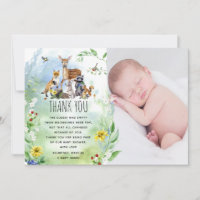 Foto de Baby Shower de animales del bosque de Cute
