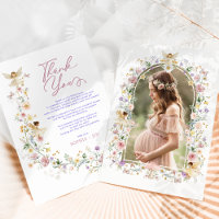 Foto de Baby Shower de Pastel Wildflower Fairy Gar
